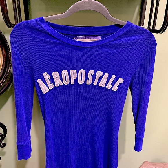 Aeropostale thermal 3/4 length sleeve pullover - Picture 9 of 9